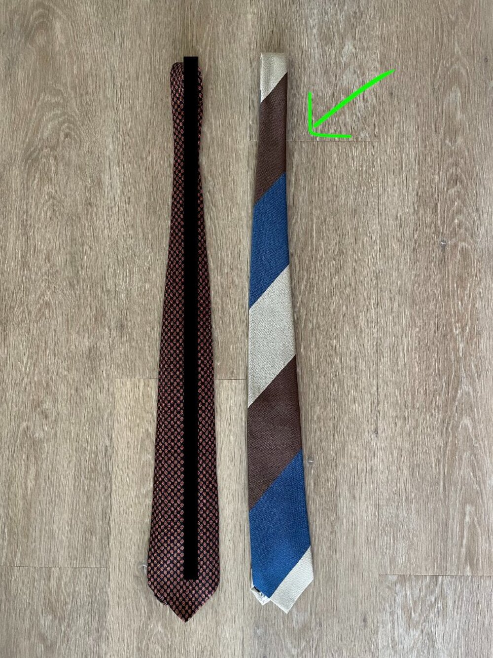 Tie Bar Stripped Cotton/Silk Men's Necktie Business Casual